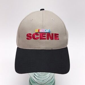 Vintage NASCAR SCENE Cap Baseball Hat Stock Car Racing  Strapback NOS NEW